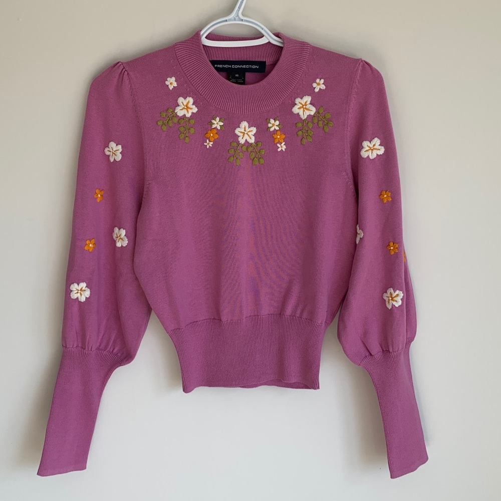 French Connection Pink Knit Sweater